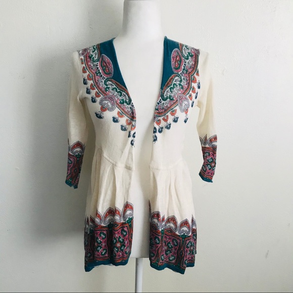 Knitted & Knotted Open Front Cleophee Cardigan - Picture 3 of 16